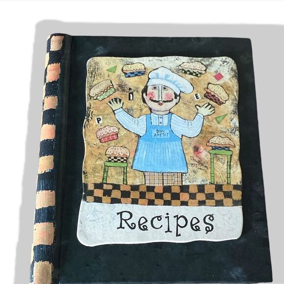 barbara olsen Other - Quaint Chef Blank Hardcover Recipe Book By Barbara Olsen